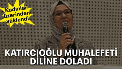 Katırcıoğlu muhalefeti diline doladı